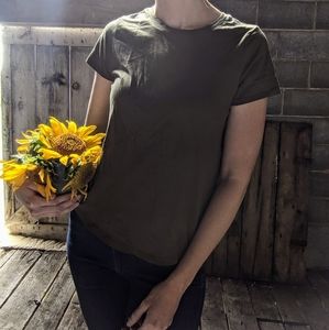 Old Navy Army Green T Shirt